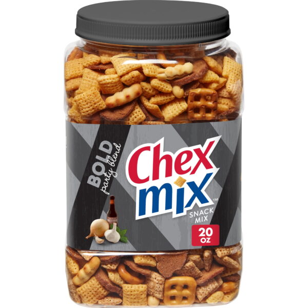 Chex Mix Bold Party Blend Savory Snack Mix. Salty Snacks Tub. 20 oz