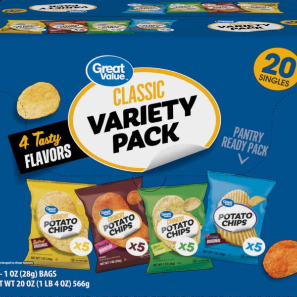 Great Value Classic Mix Variety Pack 20 Count 1 oz bags