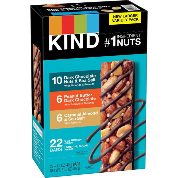 KIND Nut Bar. Variety Pack. 1.4 Ounce (Pack of 22)