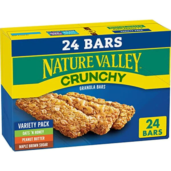 Nature Valley Crunchy Granola Bars. Variety Pack. 17.88 Oz. 12 Ct. 24 Bars