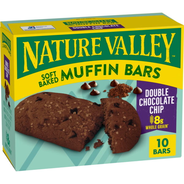 Nature Valley Soft Baked Muffin Bars. Double Chocolate Chip. 10 Bars. 12.4 oz
