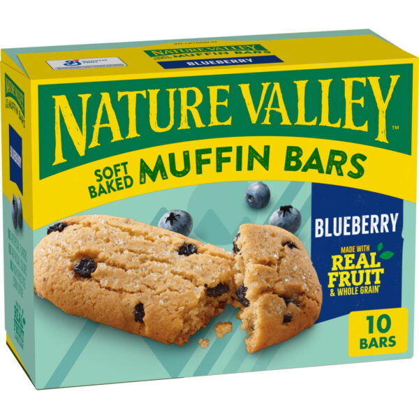 Nature Valley Soft Baked Muffin Bars. Blueberry. Snack Bars. 10 Bars. 12.4 oz