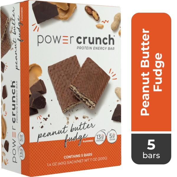 Power Crunch Original Protein Energy Bars. Peanut Butter Fudge. 1.4 oz. 5 Count