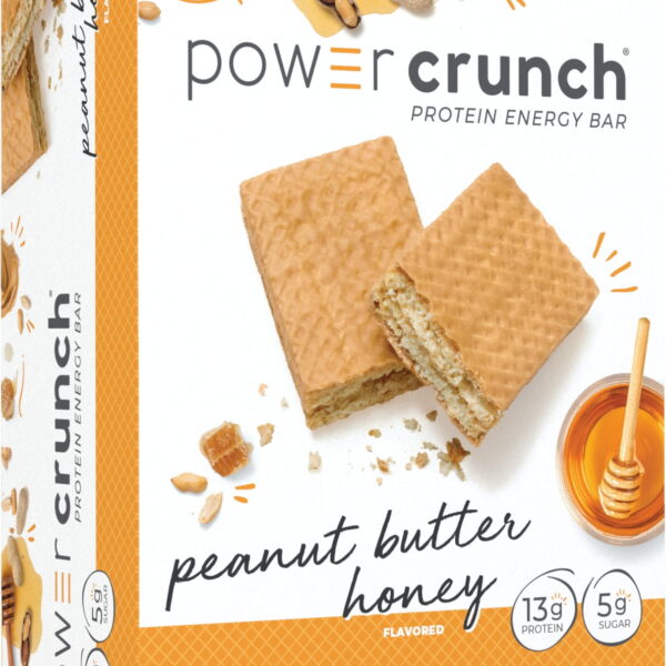 Power Crunch Original Protein Energy Bars. Peanut Butter Honey. 1.4 oz. 5 Count
