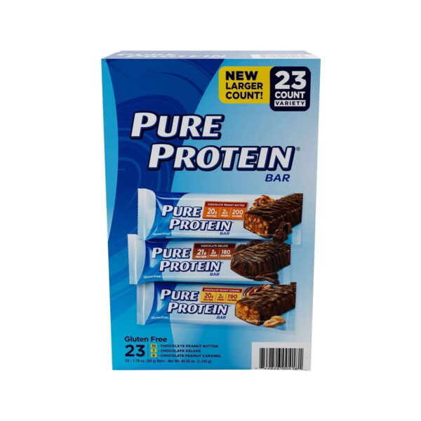 Pure Protein Bars Variety Pack. 1.76 Ounce (Pack of 23)
