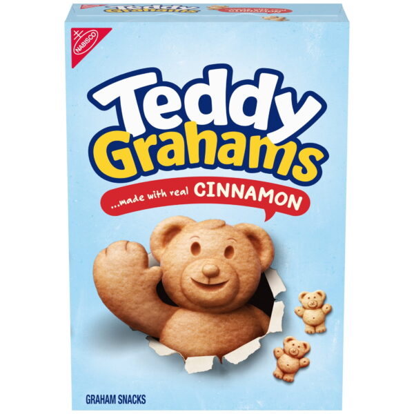 TEDDY GRAHAMS Cinnamon Graham Snacks. Kids Snacks. 10 oz