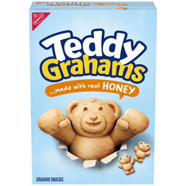 TEDDY GRAHAMS Honey Graham Snacks. Kids Snacks. 10 oz